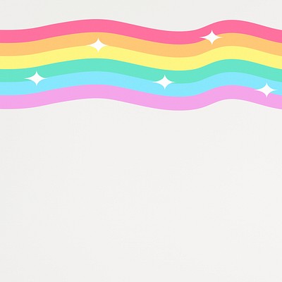 Sparkly cartoon rainbow background for kids | Premium Photo - rawpixel