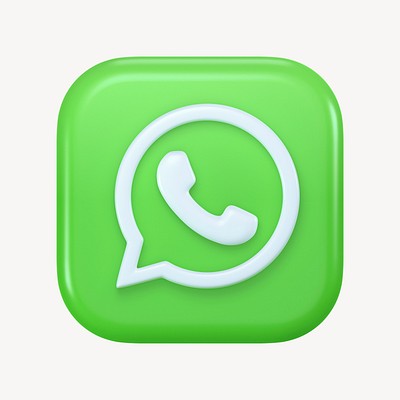 WhatsApp icon social media 3D | Free Photo Illustration - rawpixel