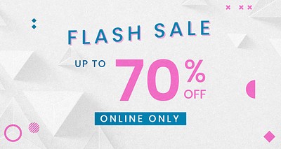 Flash Sale Up To 70% | Premium Vector Template - Rawpixel