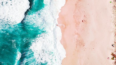 Desktop wallpaper, beach aesthetic HD | Free Photo - rawpixel