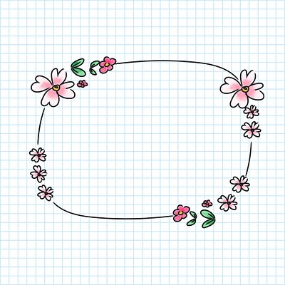 Hand drawn flower wreath transparent | Premium PNG - rawpixel