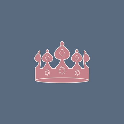 Pink luxurious crown design vector | Free Vector - rawpixel