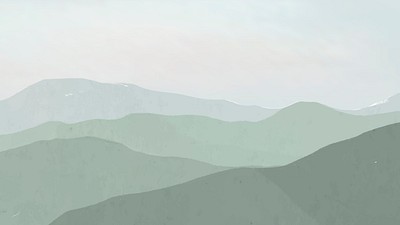 Mountains desktop wallpaper, landscape illustration | Premium Photo ...