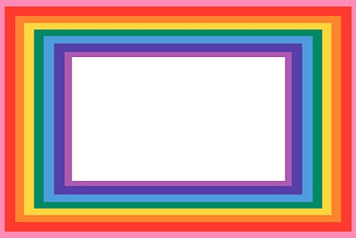 Rainbow frame vector LGBTQ pride | Premium Vector - rawpixel