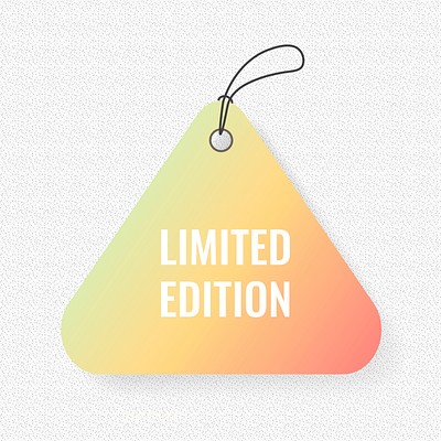 limited edition sticker png