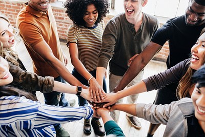 Group diverse people stacking hands | Premium Photo - rawpixel