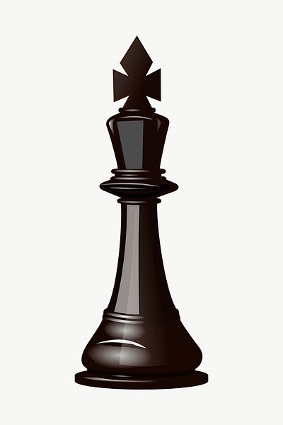 Chess piece clipart, illustration vector. | Free Vector - rawpixel