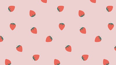 Vector cute strawberry pattern pastel | Premium Vector - rawpixel