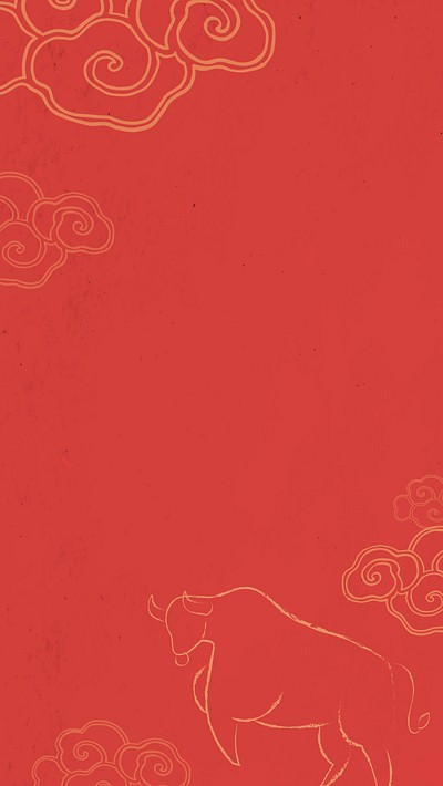 Chinese New Year border vector red background