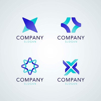 Blue company slogan collection vector | Premium Vector - rawpixel