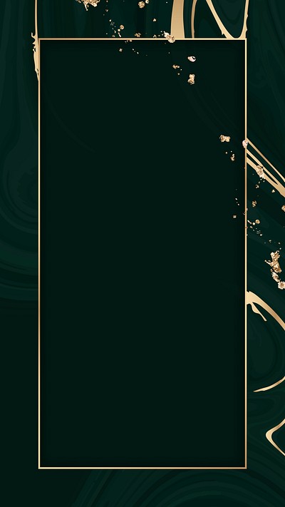 Gold frame black fluid patterned | Premium Vector - rawpixel