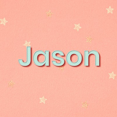 Jason name word art typography | Premium Vector - rawpixel