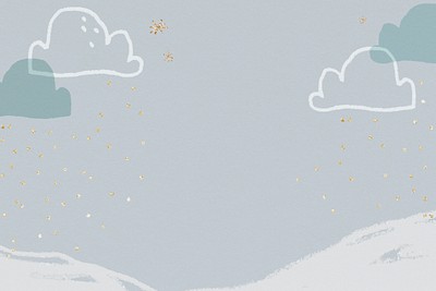 Winter season background vector in pastel | Premium Vector - rawpixel