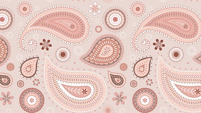pink paisley desktop wallpaper
