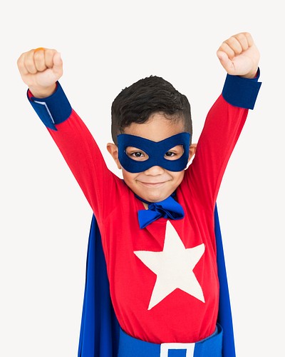 Superhero boy, kids education image | Premium PSD - rawpixel