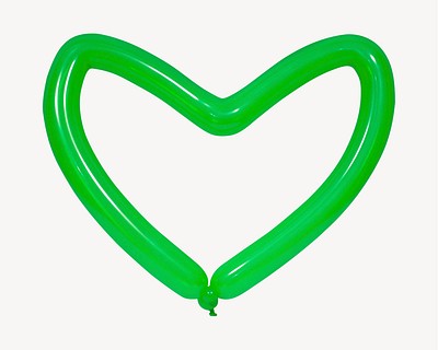 Premium PSD  Green heart