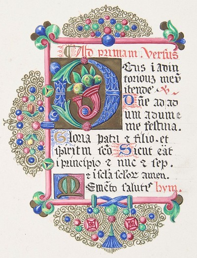 Illuminated Letter 