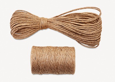 Premium PSD  Brown rope isolated on transparent background