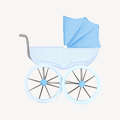 Baby Stickers PNG Transparent, Blue Cute Baby Stickers, Baby