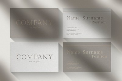 Premium Vector, Luxury business card template