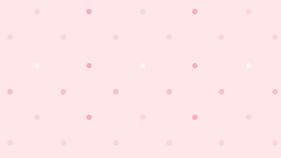 Pink polka dot desktop wallpaper, | Premium Photo - rawpixel