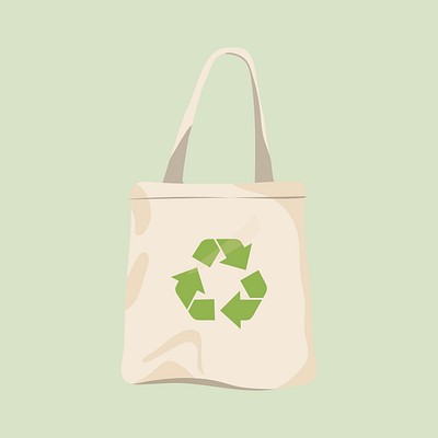 Shopping bag png, reusable product