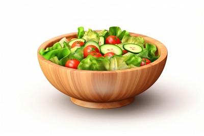 Bowl salad food wood. 