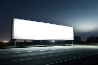 Billboard light car advertisement. AI generated Image by rawpixel.