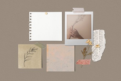 Aesthetic mood board mockup psd | Premium PSD Mockup - rawpixel