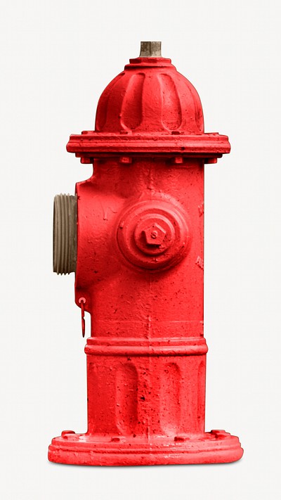 Fire hydrant, isolated object on white