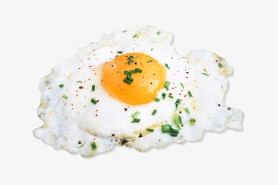 Fried egg png collage element