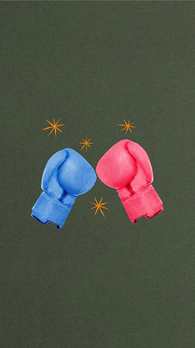 Boxing gloves phone wallpaper, paper | Premium Photo - rawpixel