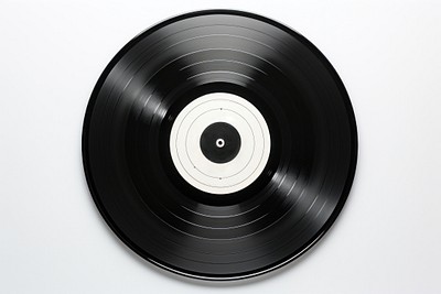 Gramophone record white background vinyl record. 