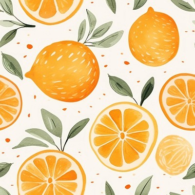 Orange backgrounds grapefruit pattern. 