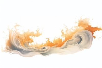 Chinese fire motif backgrounds pattern white background. 