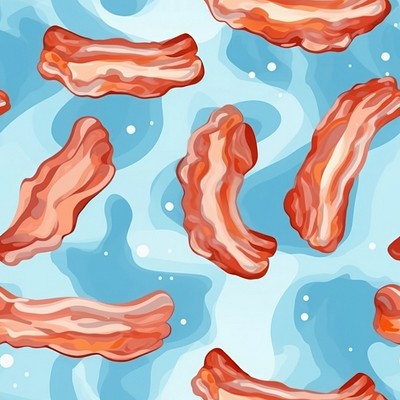 Bacon backgrounds pattern meat. 