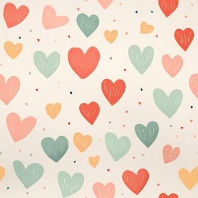 Heart backgrounds pattern creativity. AI generated Image by rawpixel.