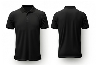 Black polo shirts t-shirt sleeve | Premium Photo - rawpixel