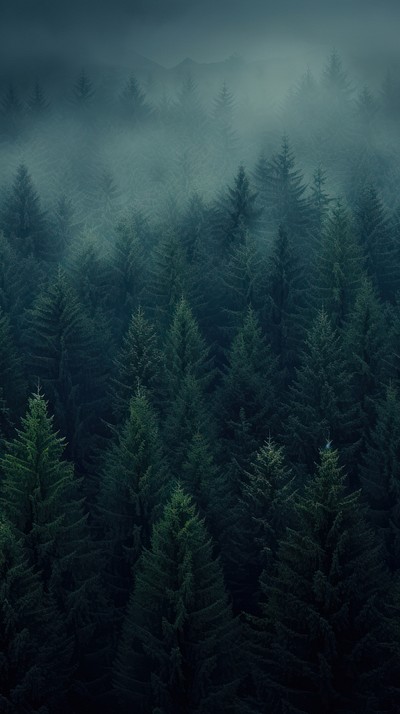 Deep pine forest background backgrounds | Free Photo - rawpixel