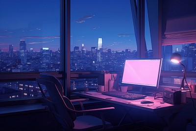 Architecture furniture cityscape computer. | Premium Photo Illustration ...