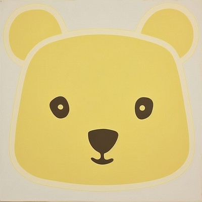 Abstract bear art anthropomorphic representation. AI generated Image by rawpixel.