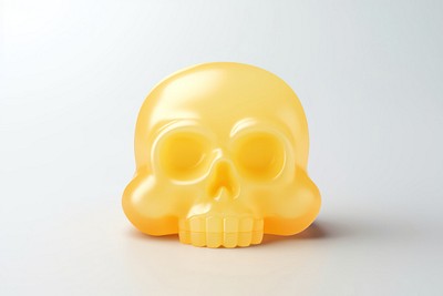 Skull icon toy representation investment. 