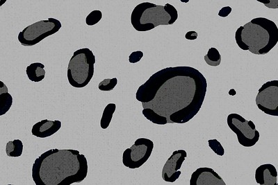 Premium Vector  Leopard pattern black and white seamless