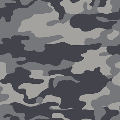 Navy blue camouflage pattern. Military camo fashion print