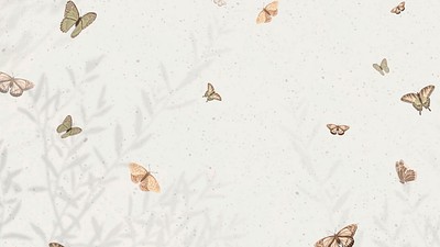 Beige butterfly desktop wallpaper, sand | Premium Photo - rawpixel