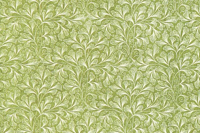 Green botanical pattern background. Remixed | Free Photo Illustration ...