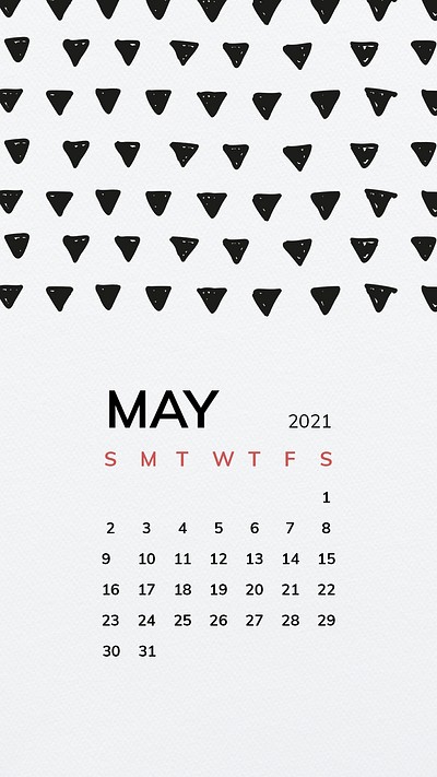 Calendar 2021 May printable template | PSD - rawpixel