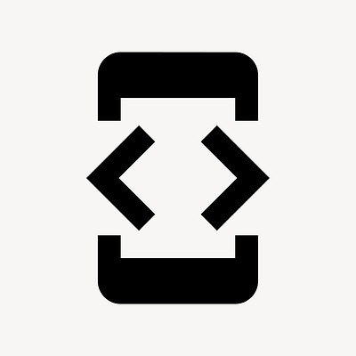 Developer Mode, device icon, outlined style vector