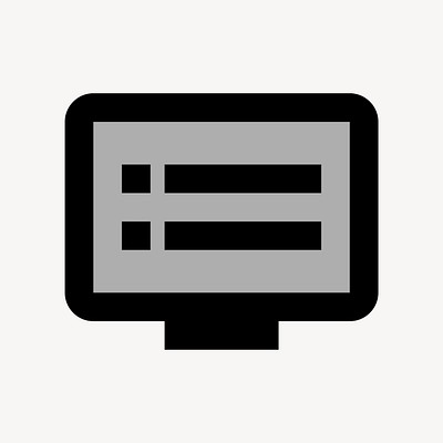 Dvr, device icon, two tone style vector