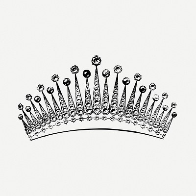 Doodle crown hand drawn set. Doodle princess crown, queen tiara. Line sketch  royal element. Queen, king hand drawn simple design element. Isolated  26786356 Vector Art at Vecteezy